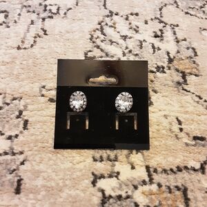Crystal Halo Stud Earrings